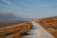 We had a stunning day for the winter ascent of Cross Fell.